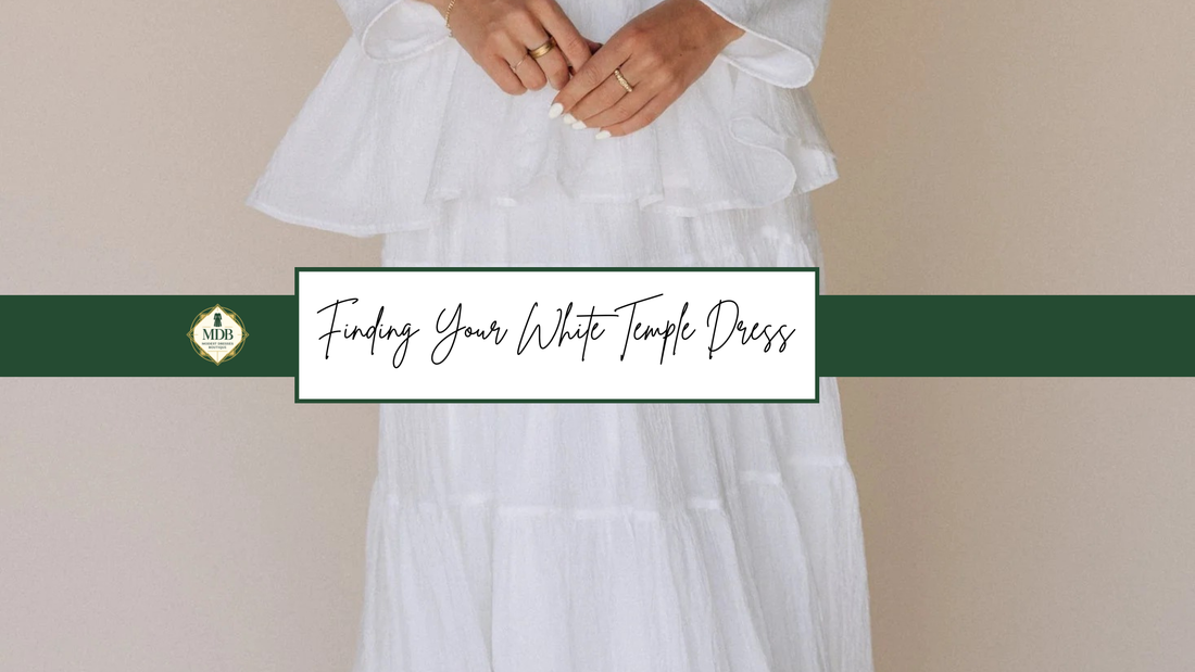 Why So Many Women Struggle to Find White Temple Dresses (And What Actually Helps)