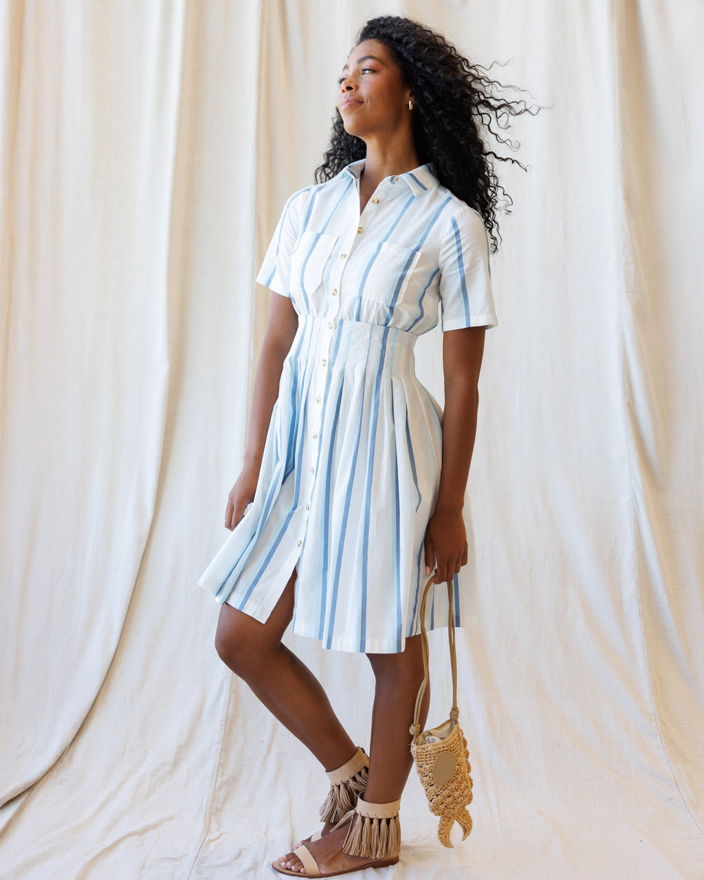 Seaside Stripe Dress - Final Sale