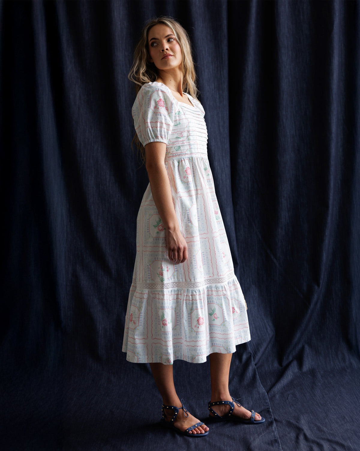 Cross Stitch Crochet Dress - Final Sale