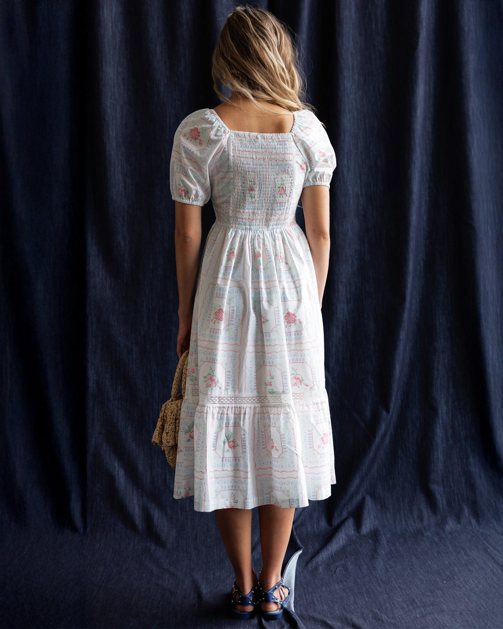 Cross Stitch Crochet Dress - Final Sale