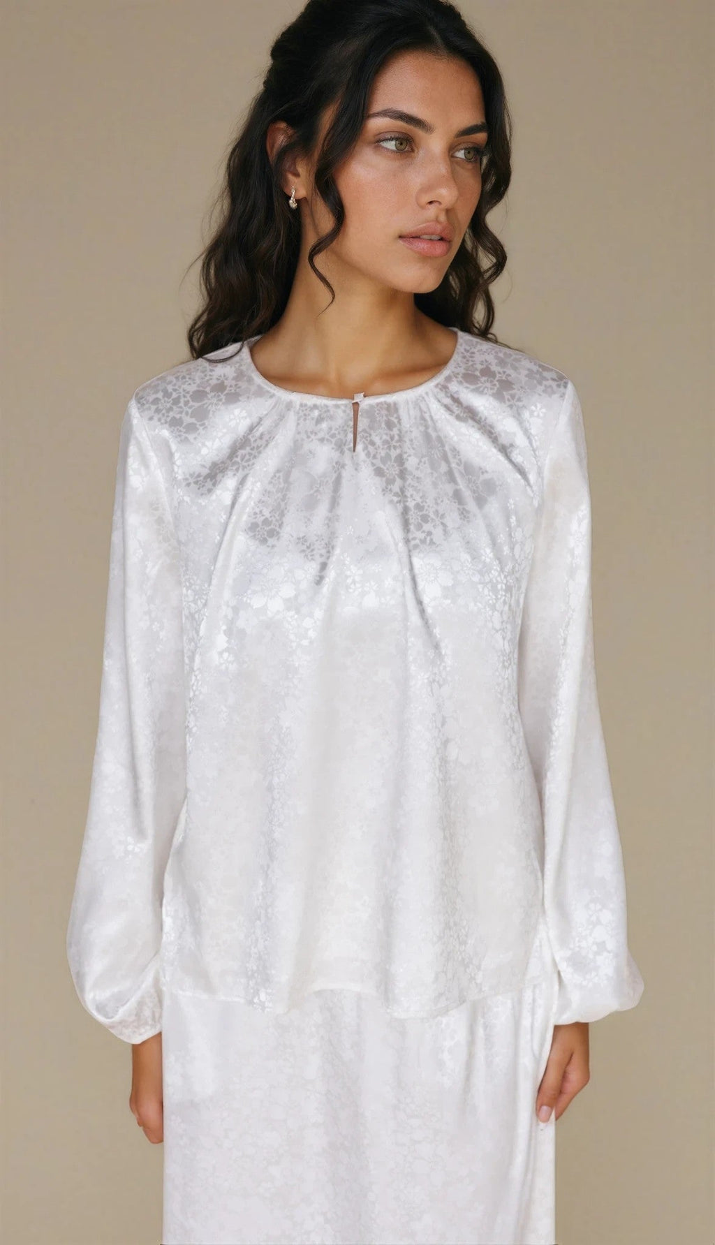 Hannah — LDS Temple Top | Modest White Top for Women