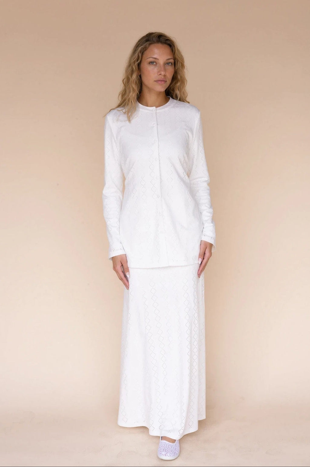 Scotti — LDS Temple Top | Modest White Top for Women