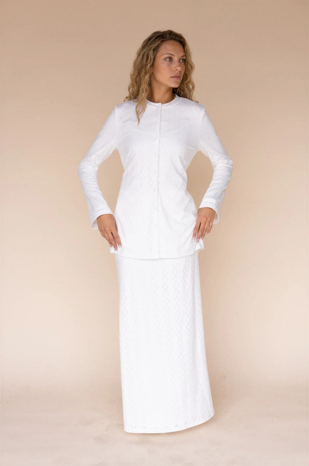Scotti — LDS Temple Top | Modest White Top for Women