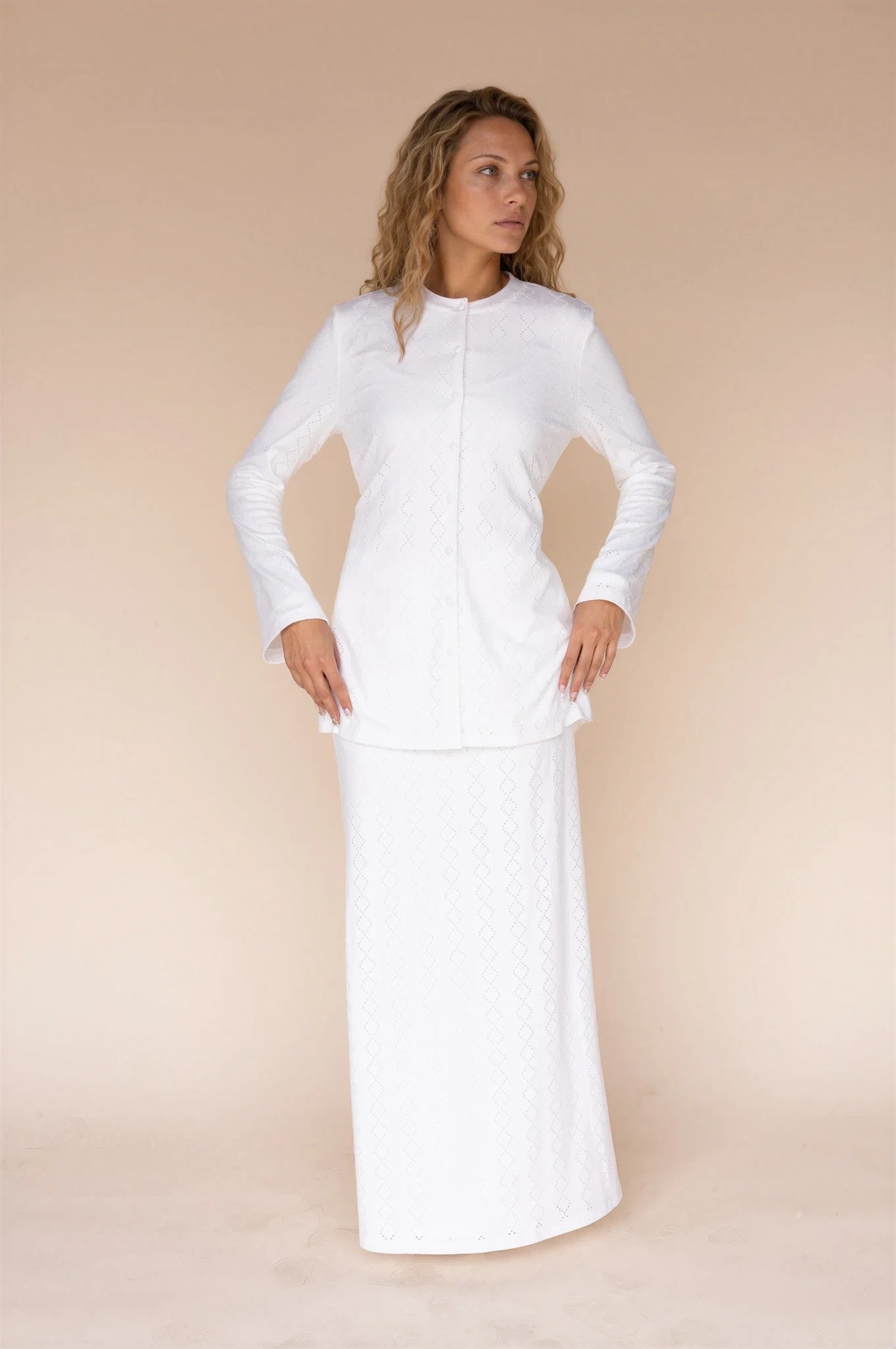 Scotti — LDS Temple Top | Modest White Top for Women