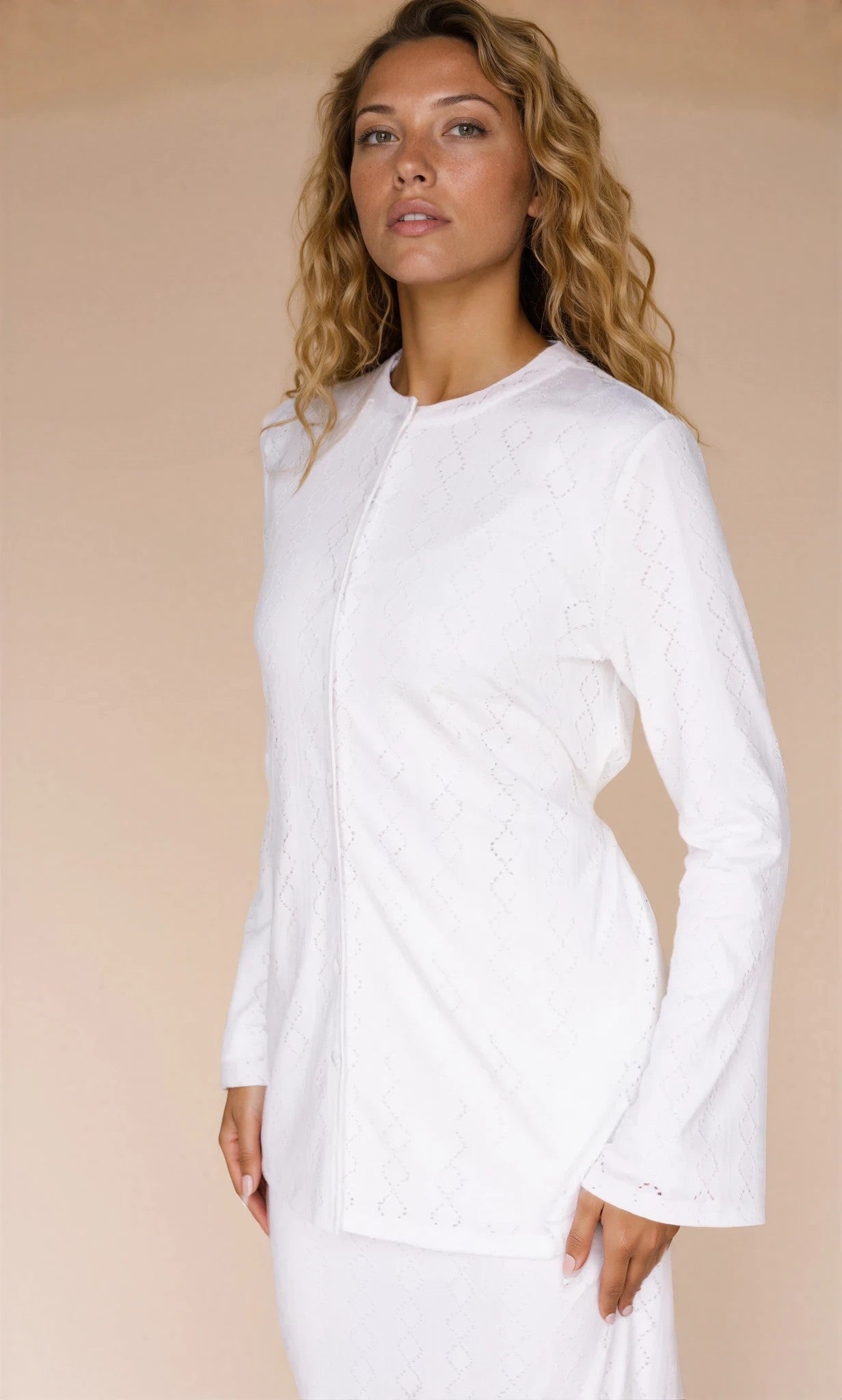 Scotti — LDS Temple Skirt | Modest White Skirt for Women
