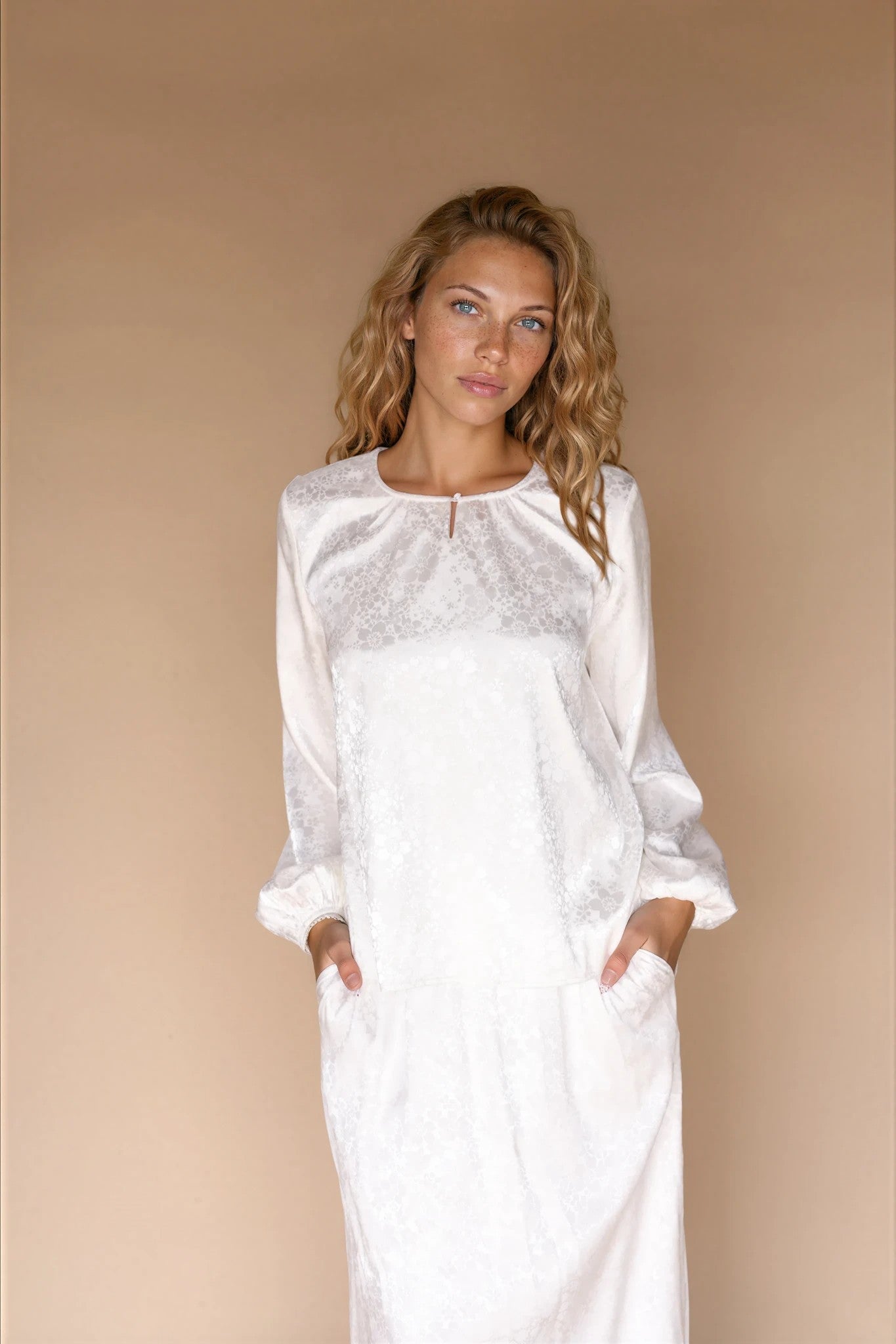 Hannah — LDS Temple Top | Modest White Top for Women