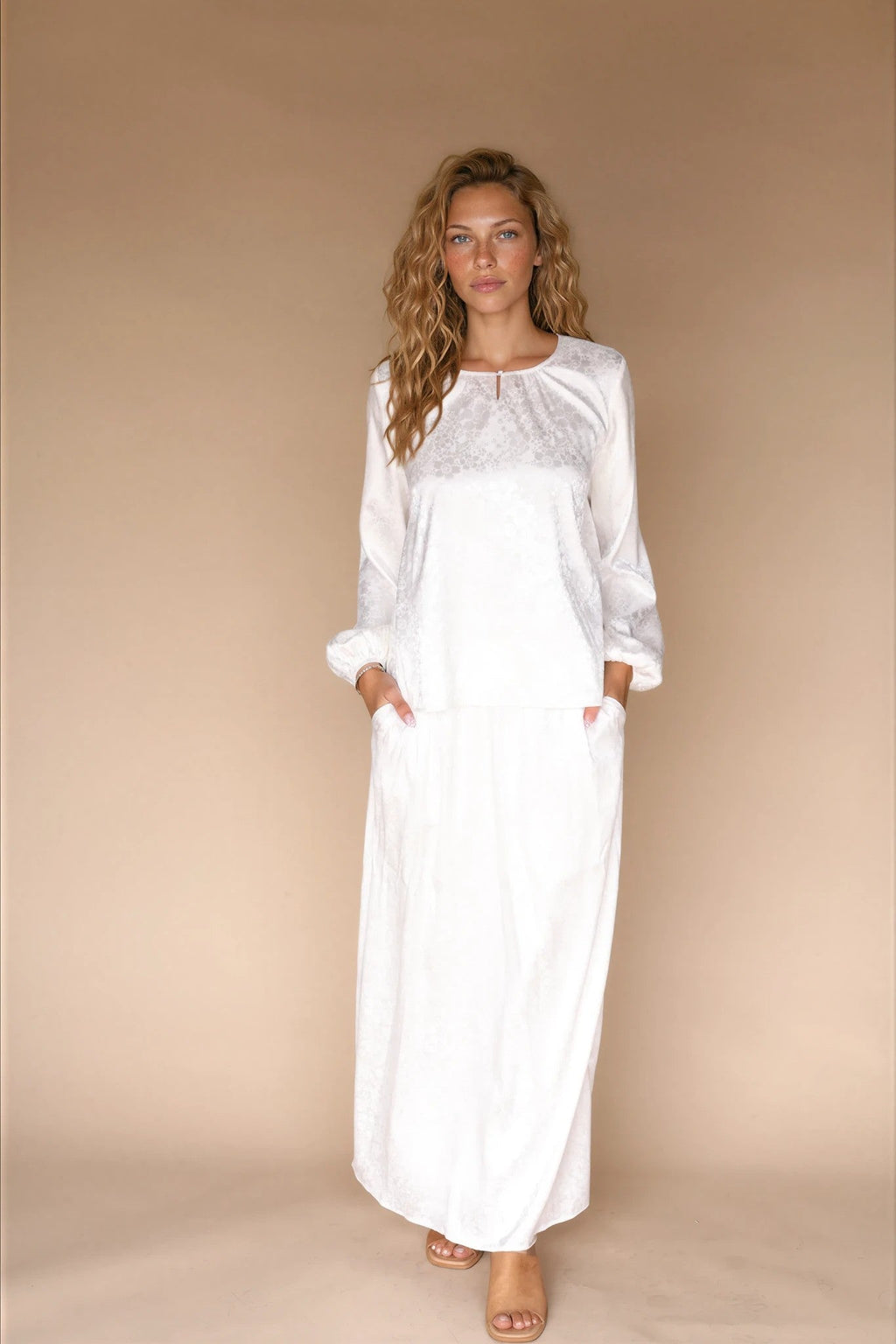 Hannah — LDS Temple Top | Modest White Top for Women