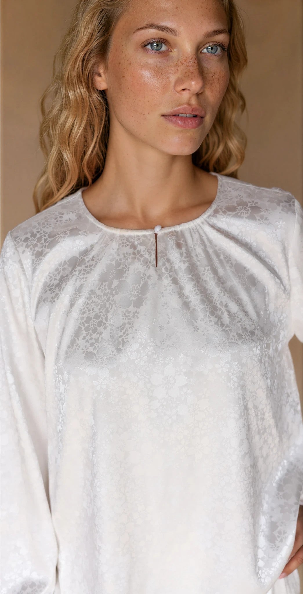 Hannah — LDS Temple Top | Modest White Top for Women