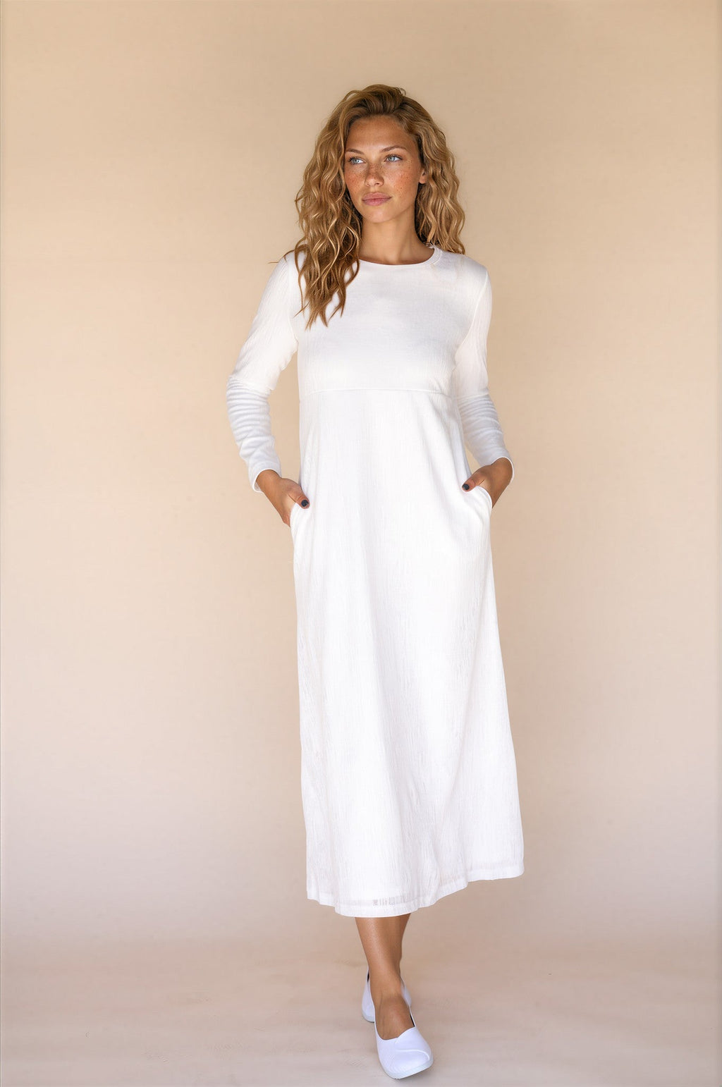 Claire LDS Temple Dress - Petite