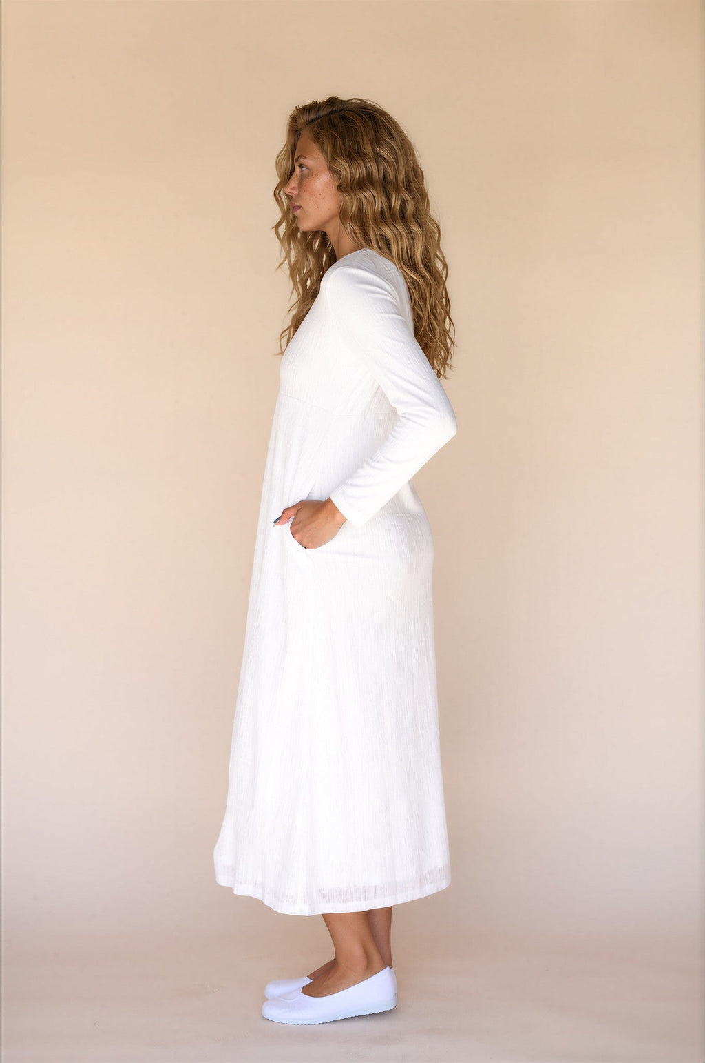 Claire LDS Temple Dress - Petite