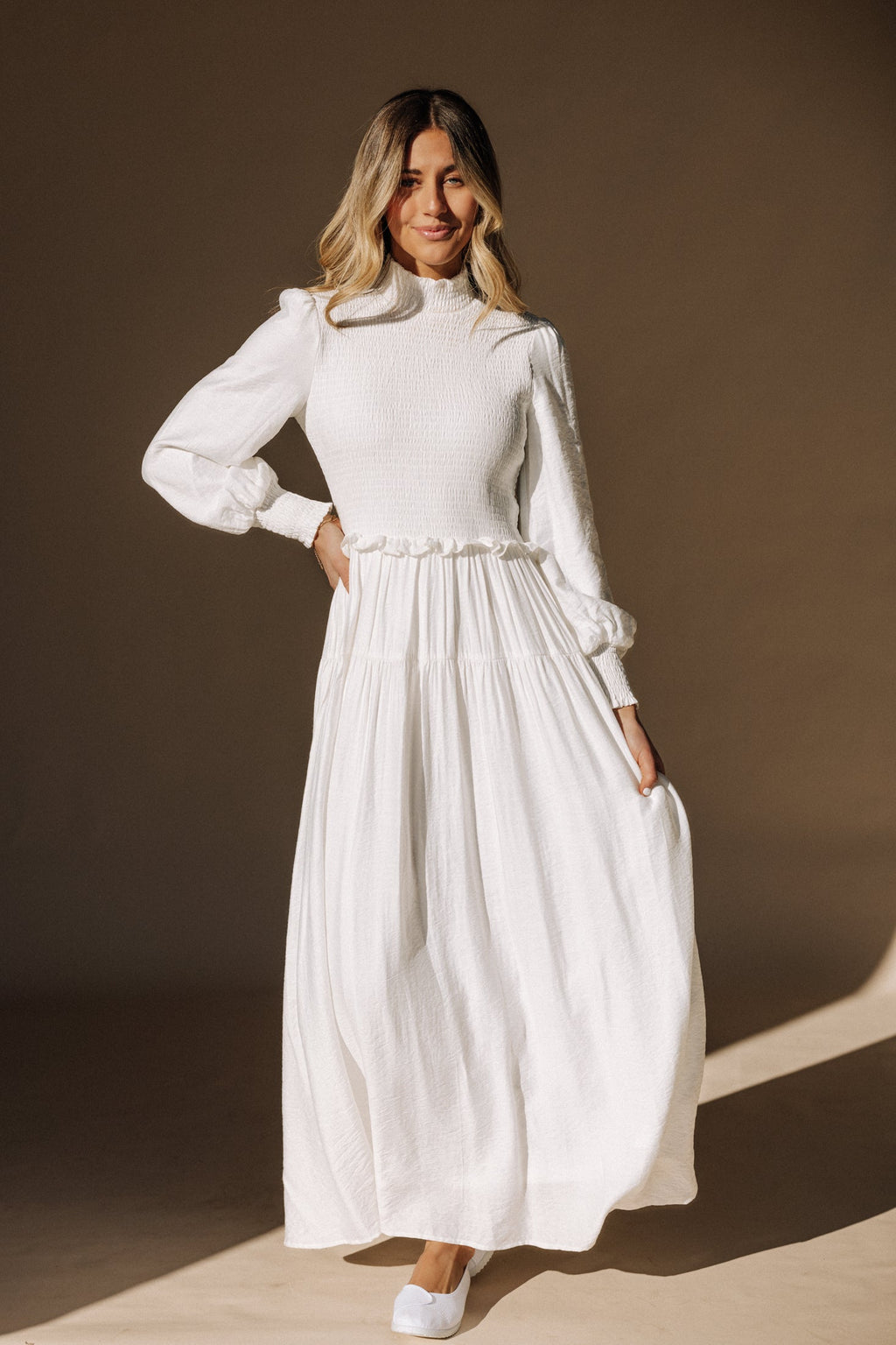 Kayla LDS Temple Dress