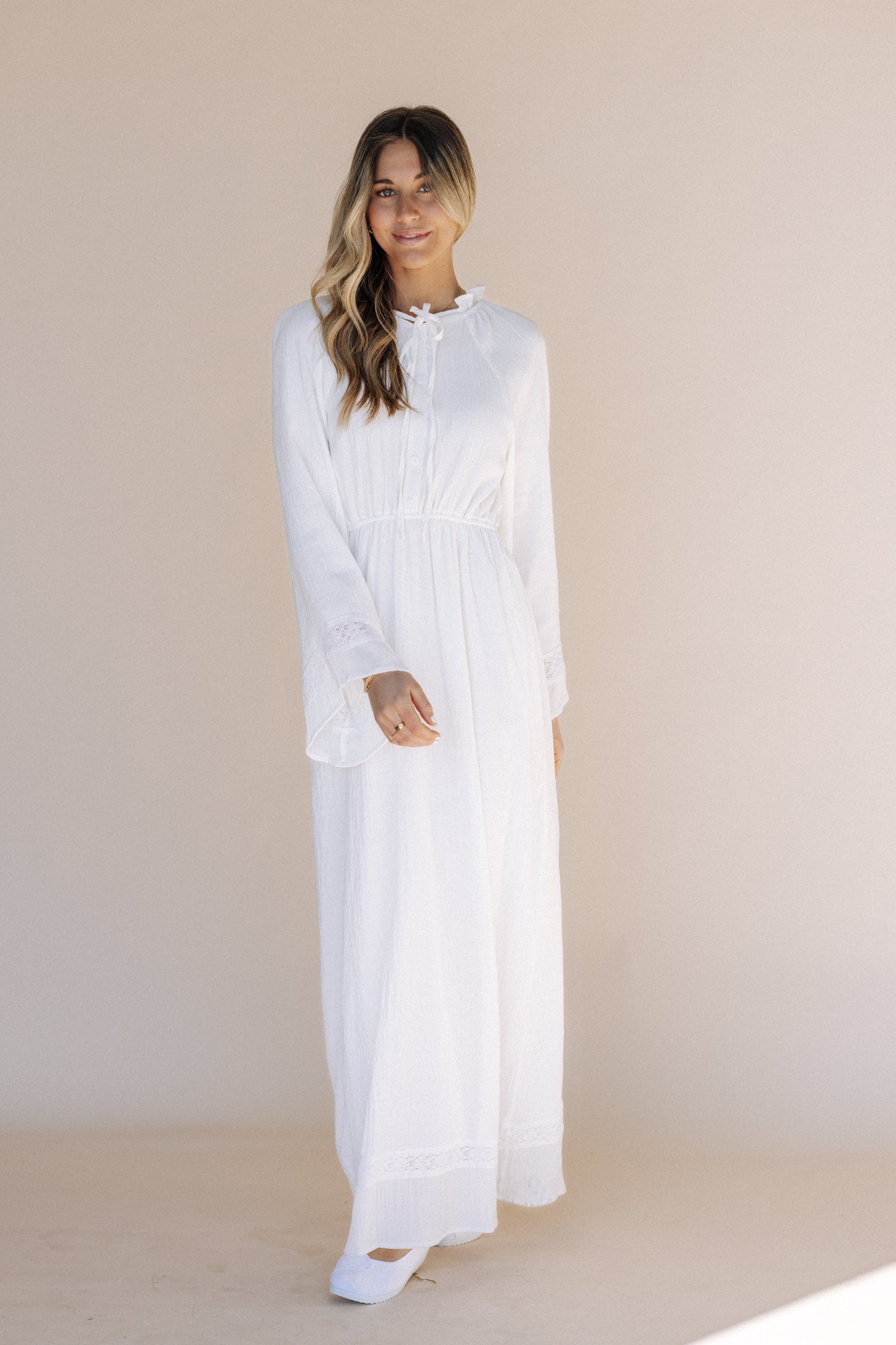 Layla LDS Temple Dress