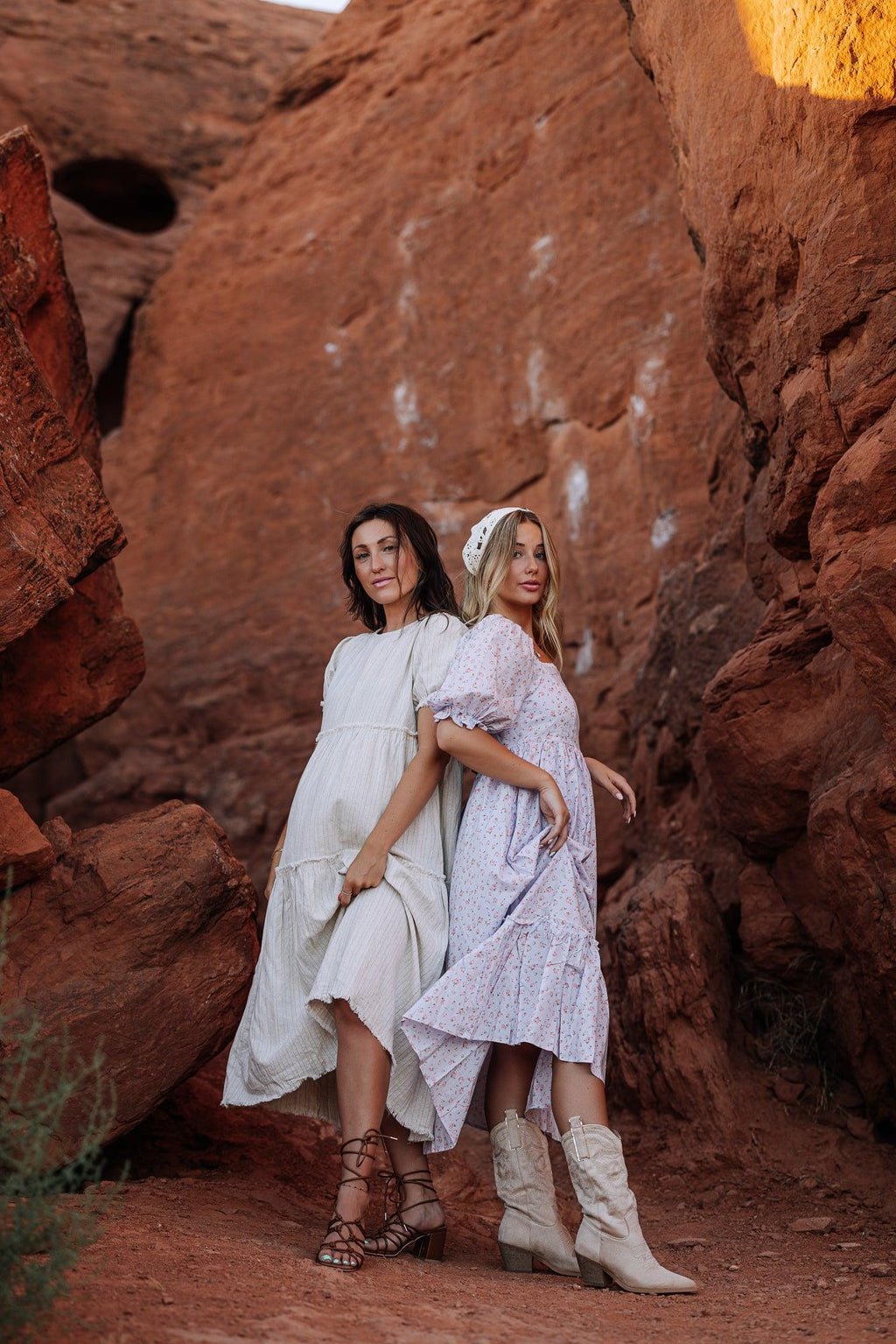 Ilia Cotton Midi Dress In Taupe