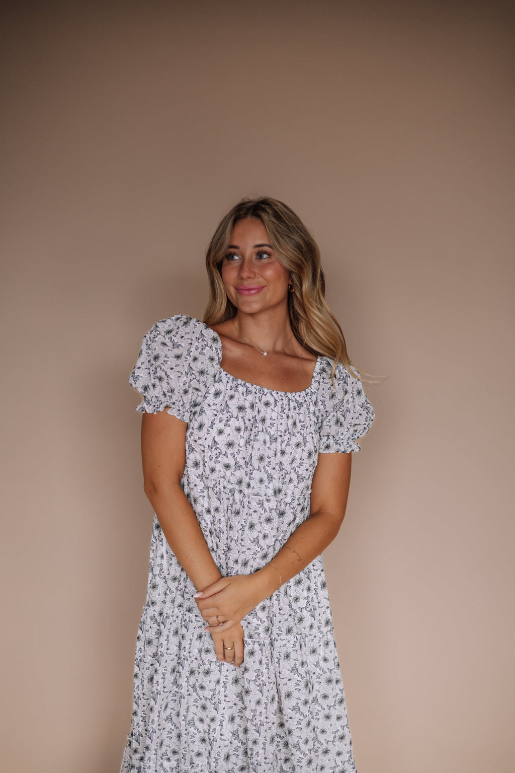 Bella Maxi Dress in White