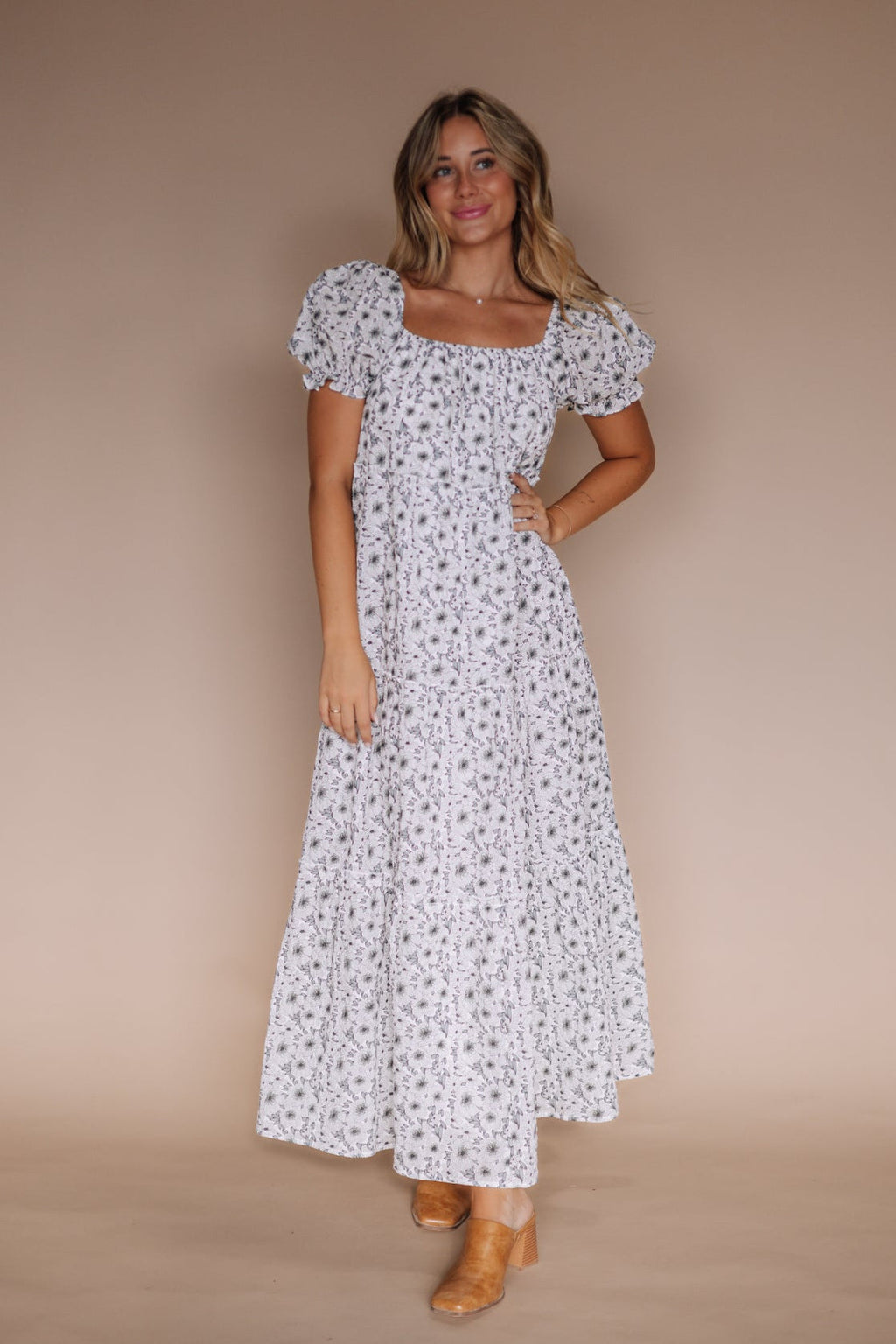 Bella Maxi Dress in White