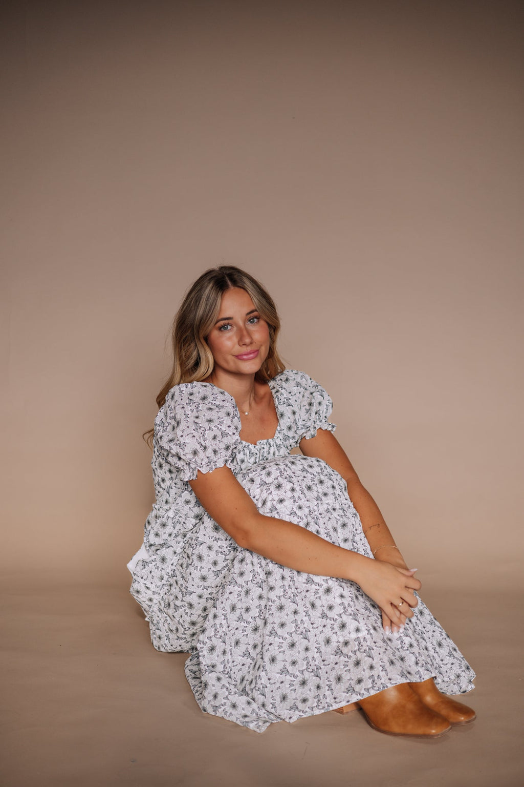 Bella Maxi Dress in White