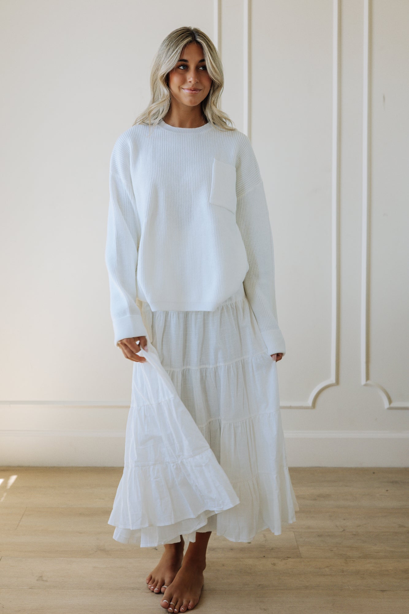 Claire Temple Sweater in Ivory