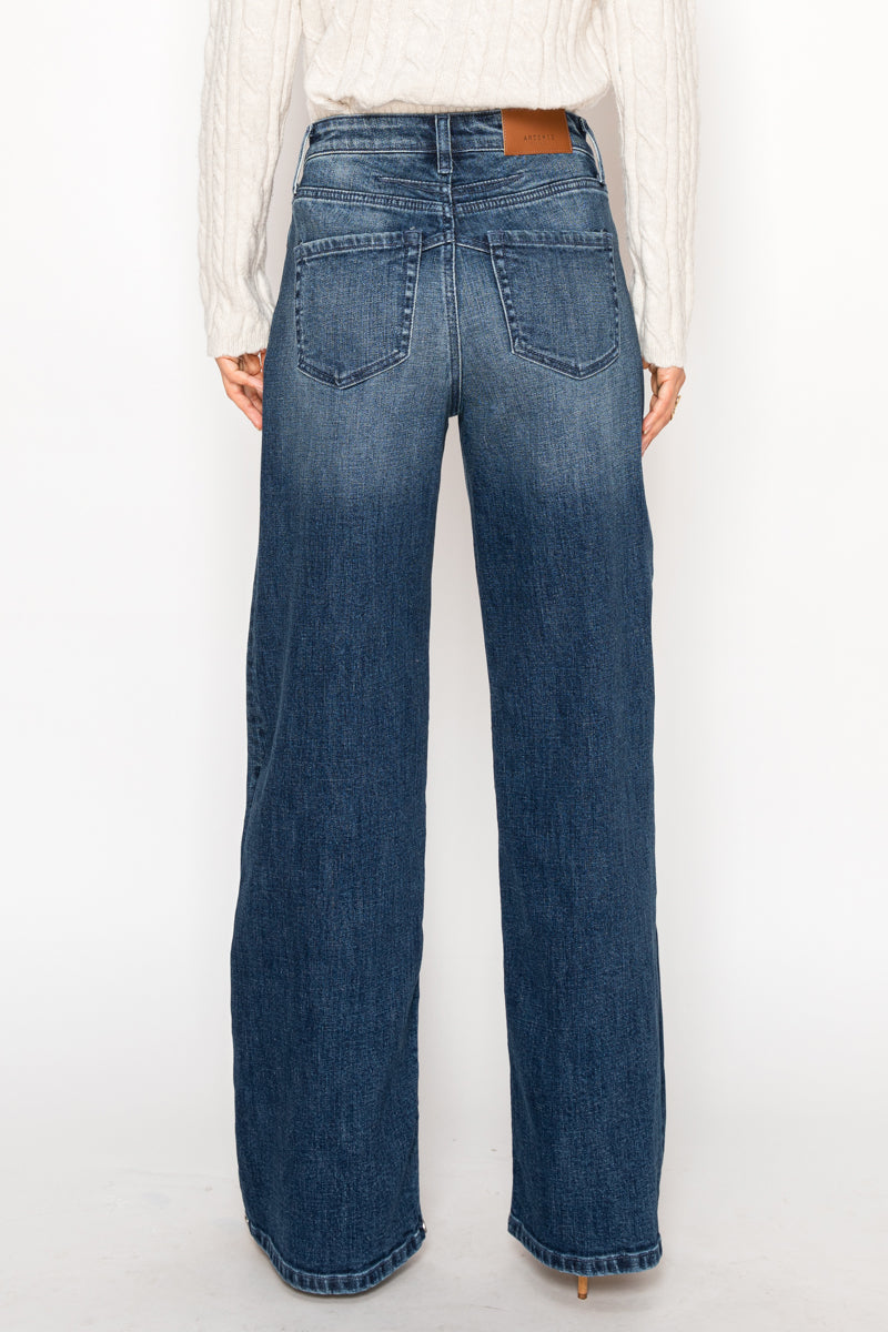 Artemis Vintage | TUMMY CONTROL HIGH RISE A-WIDE JEANS