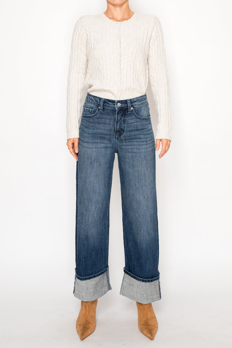 Artemis Vintage | TUMMY CONTROL HIGH RISE A-WIDE JEANS