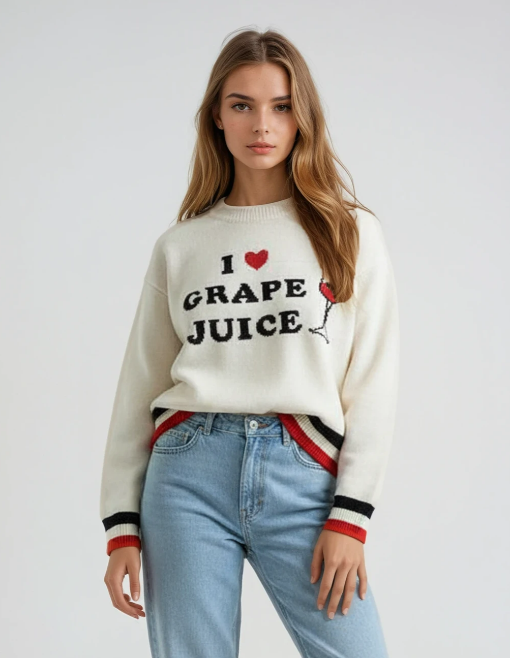 Miss Sparkling Grape Juice Sweater