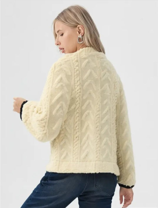 Miss Sparkling Fleece Zip-Up Pullover