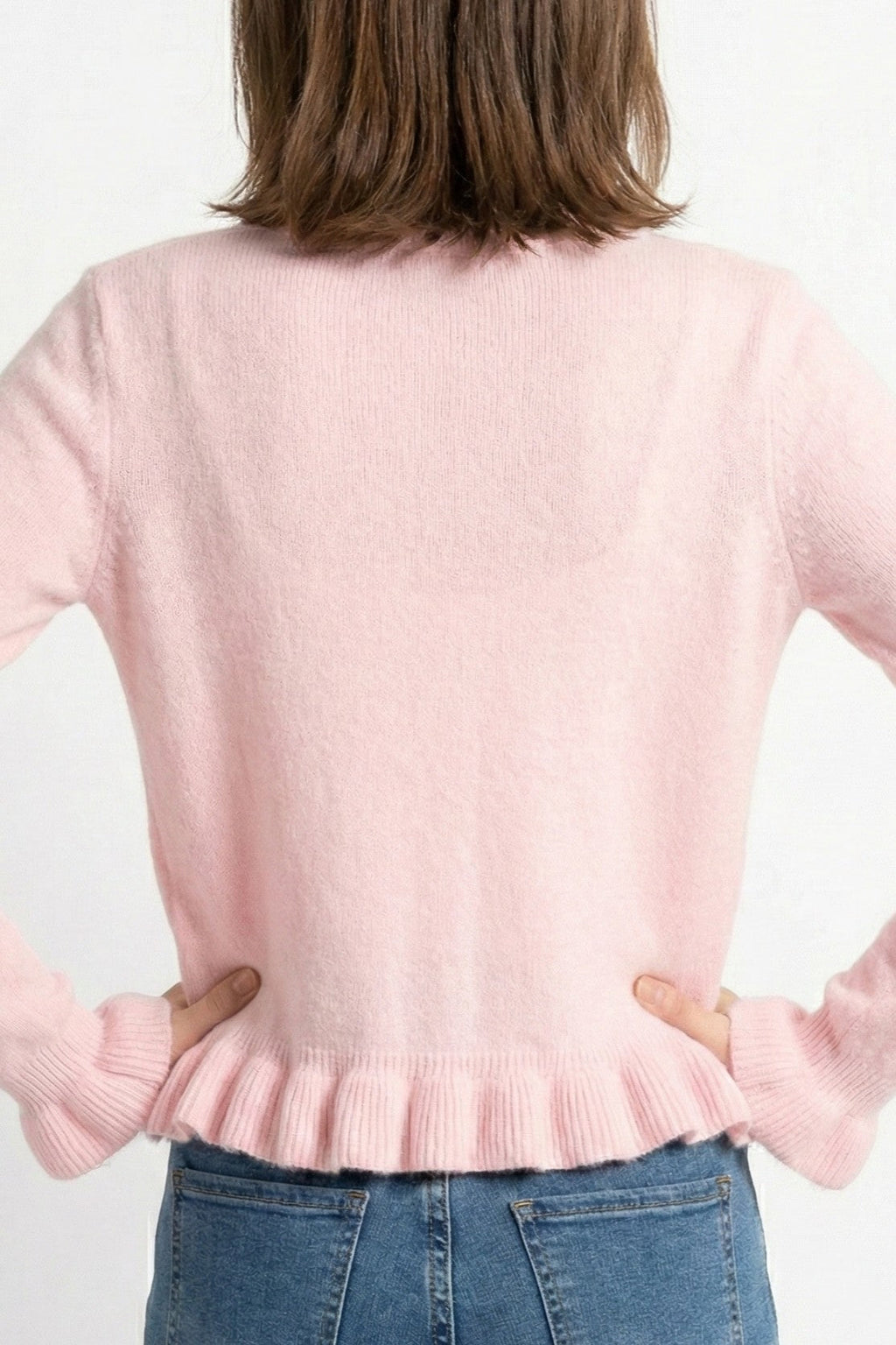 Miss Sparkling Sweetheart Ruffle-Trim Cardigan