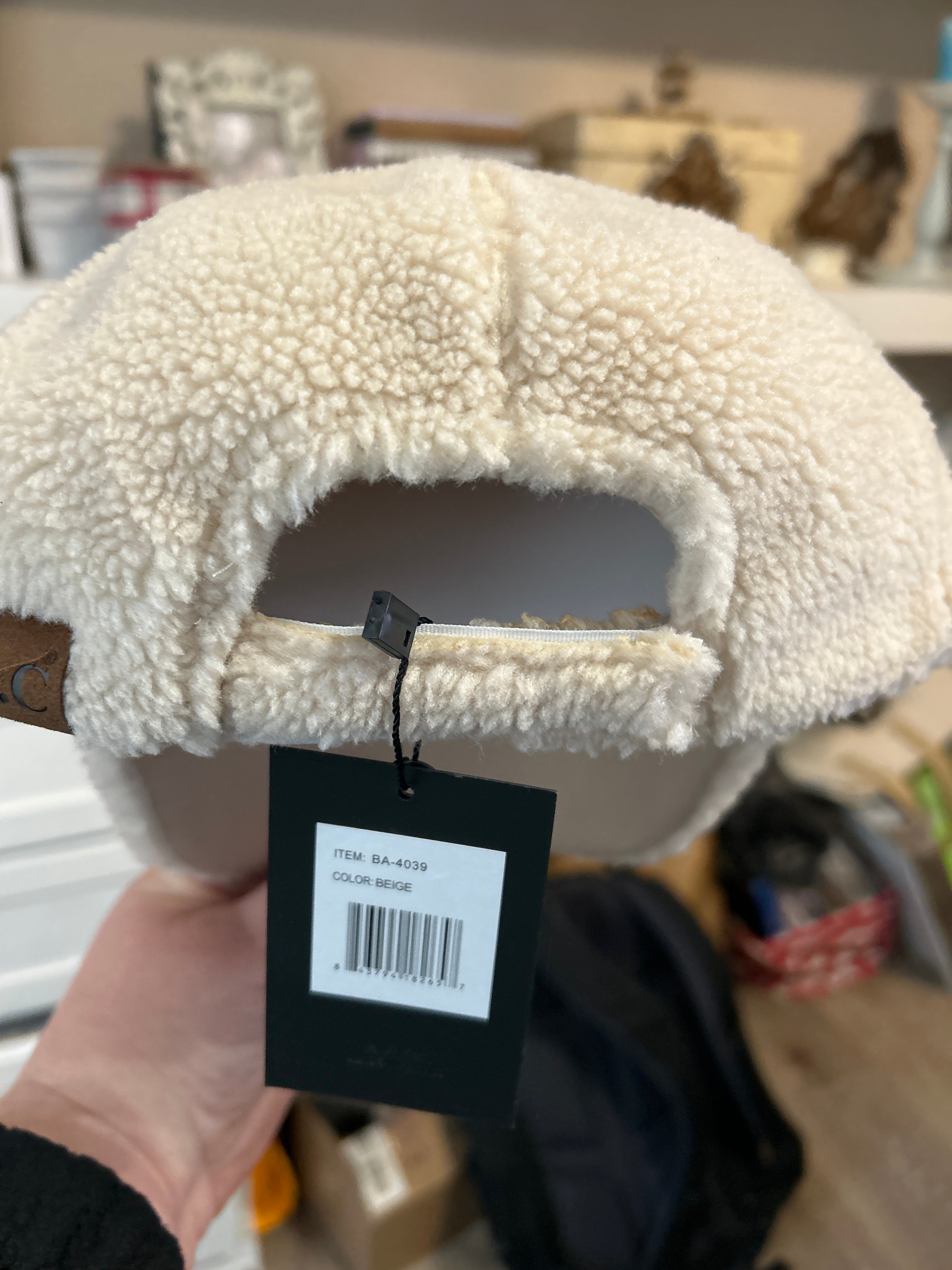 Solid C.C Sherpa Ball Cap