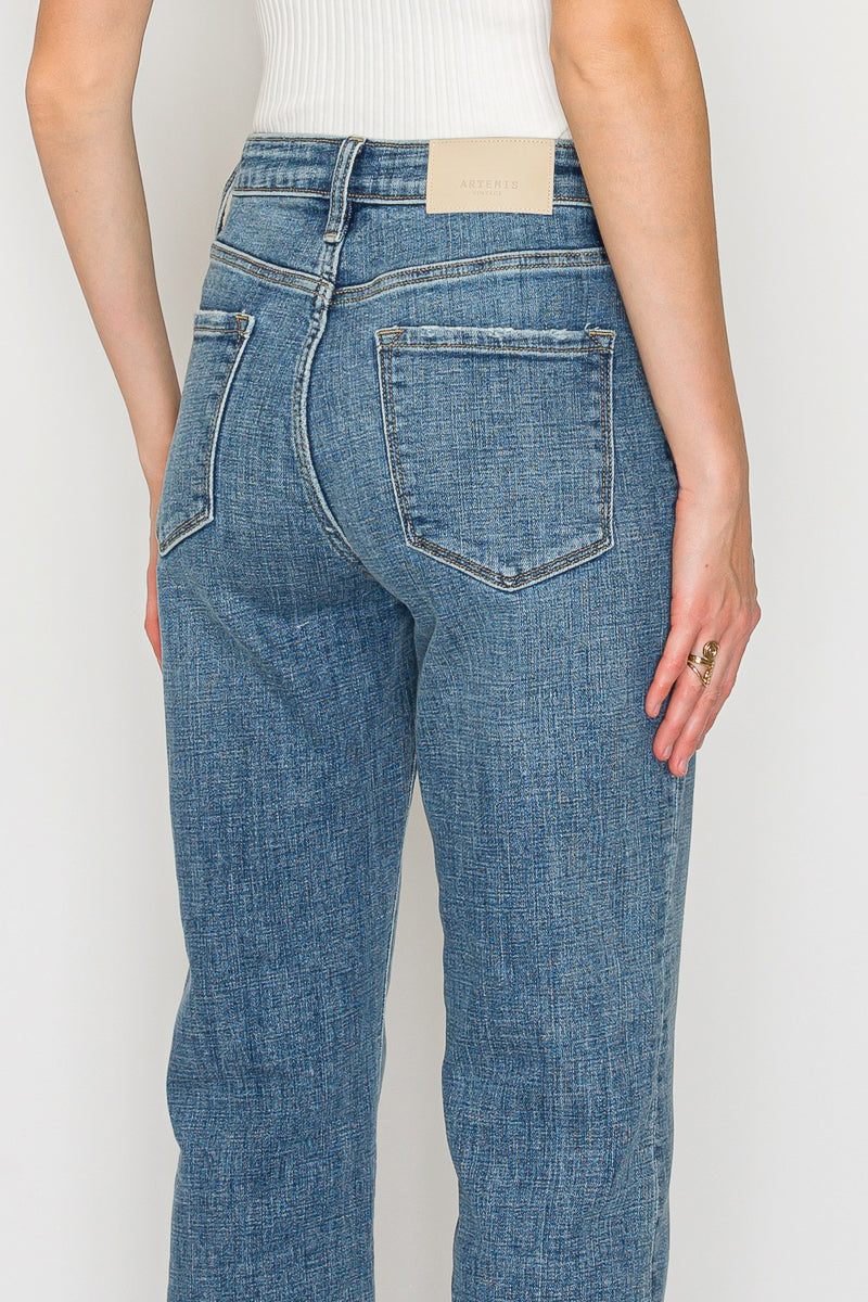 Sabine Tummy Control High Rise Slim Straight Jeans