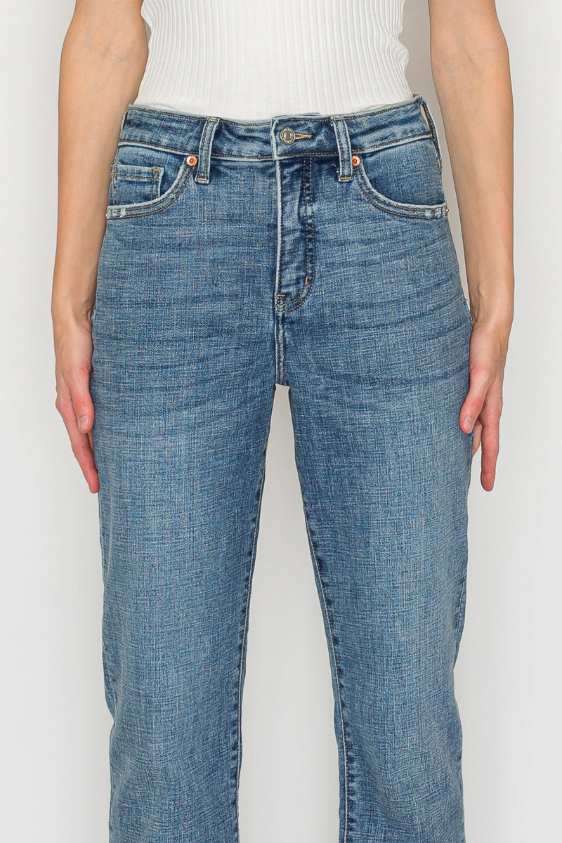 Sabine Tummy Control High Rise Slim Straight Jeans