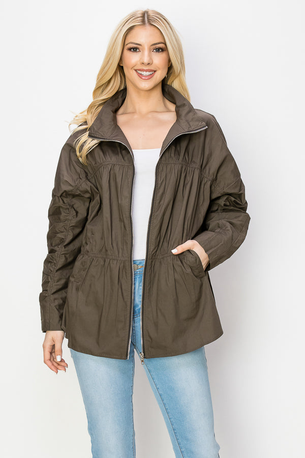 Jaelle Cotton Poplin Jacket