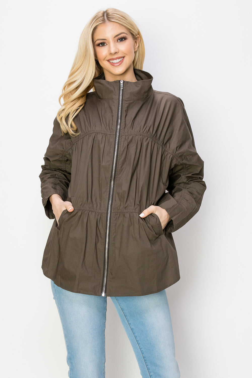 Jaelle Cotton Poplin Jacket