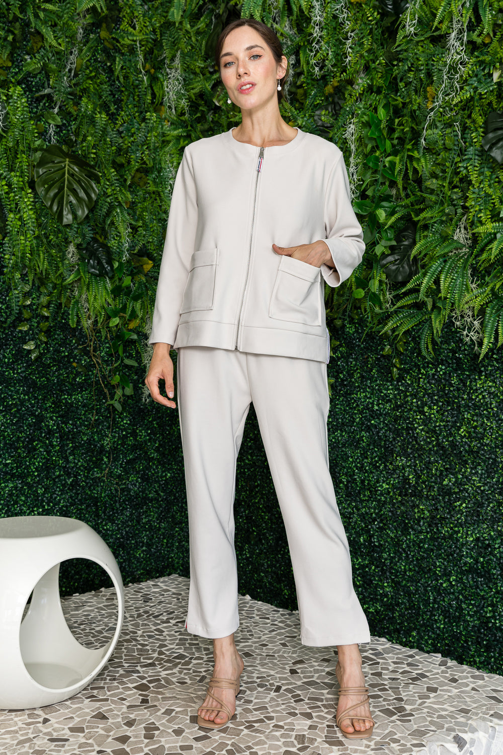 Karine Crepe Knit Pant