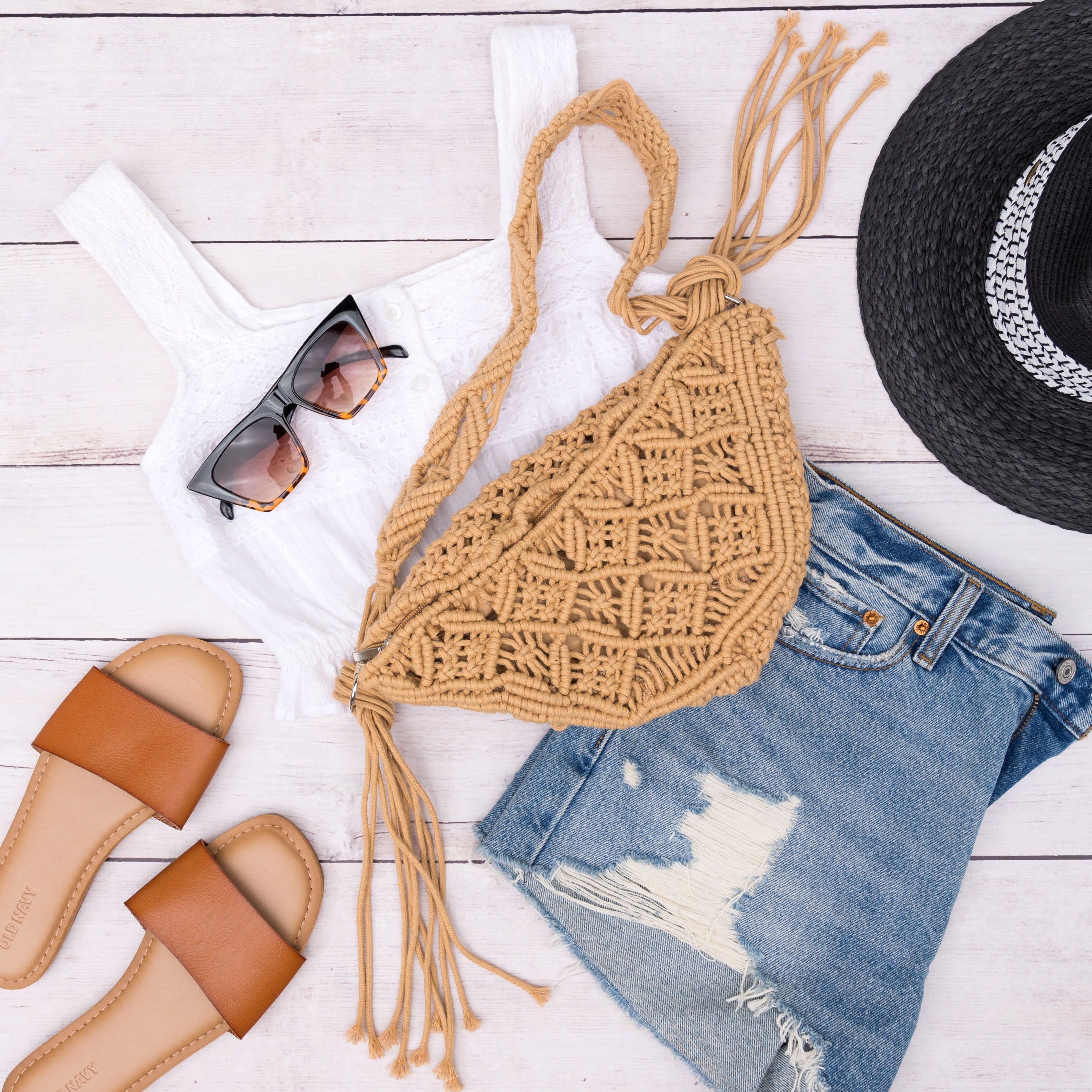 Macrame Sling Bag