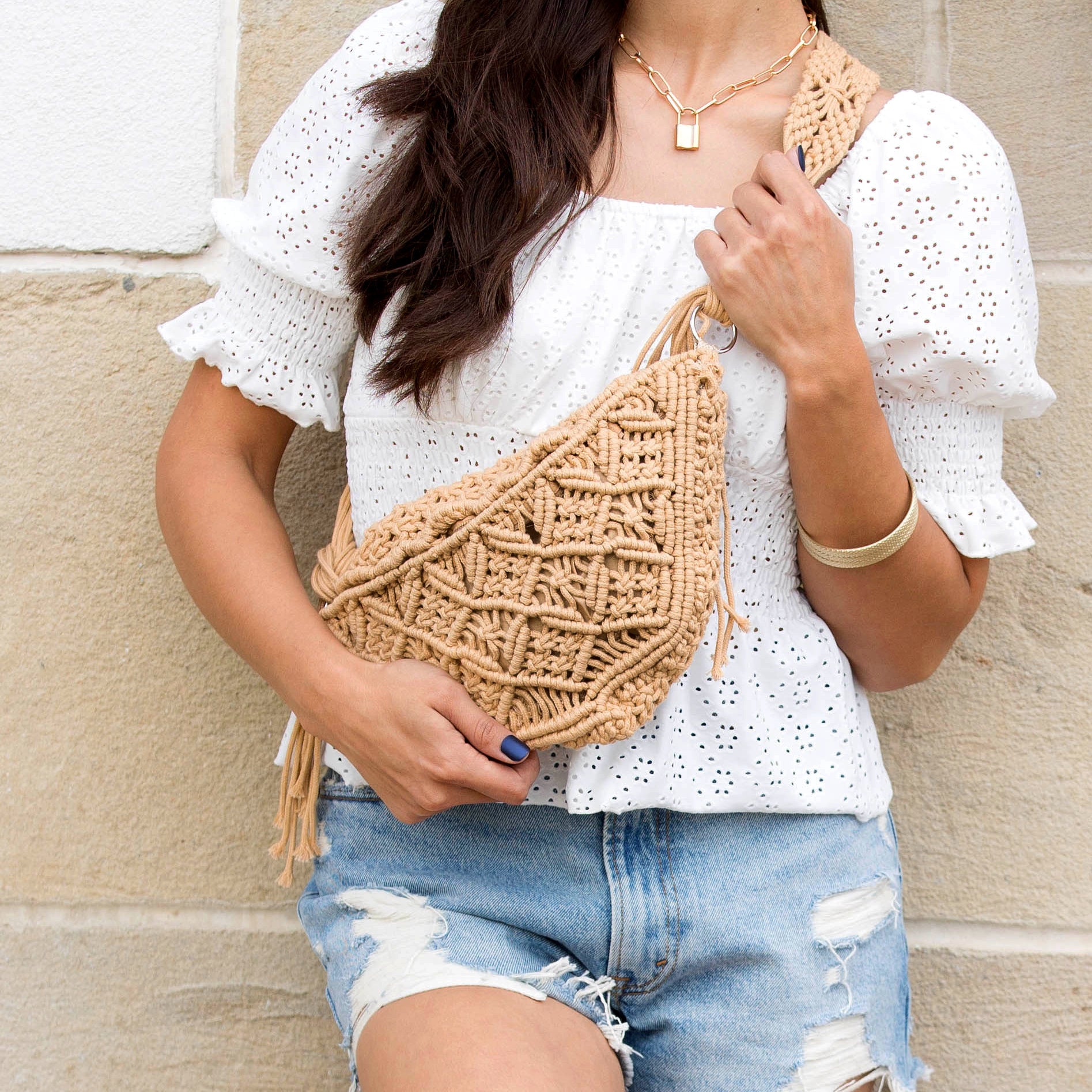 Macrame Sling Bag