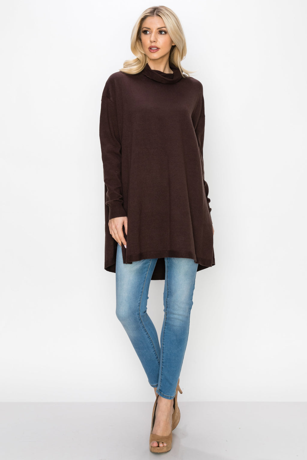Sarah Stretch Knitted Tunic Sweater