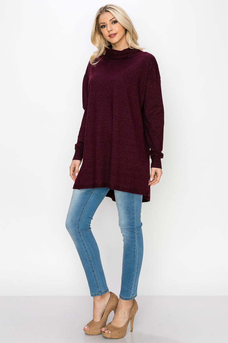 Sarah Stretch Knitted Tunic Sweater