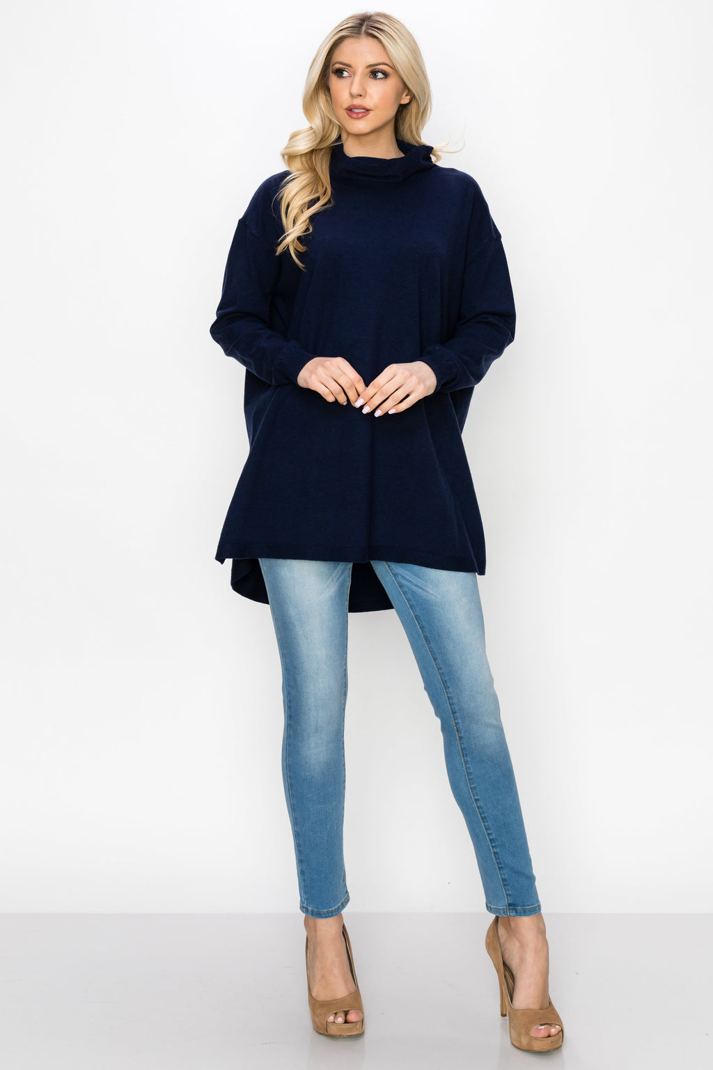 Sarah Stretch Knitted Tunic Sweater