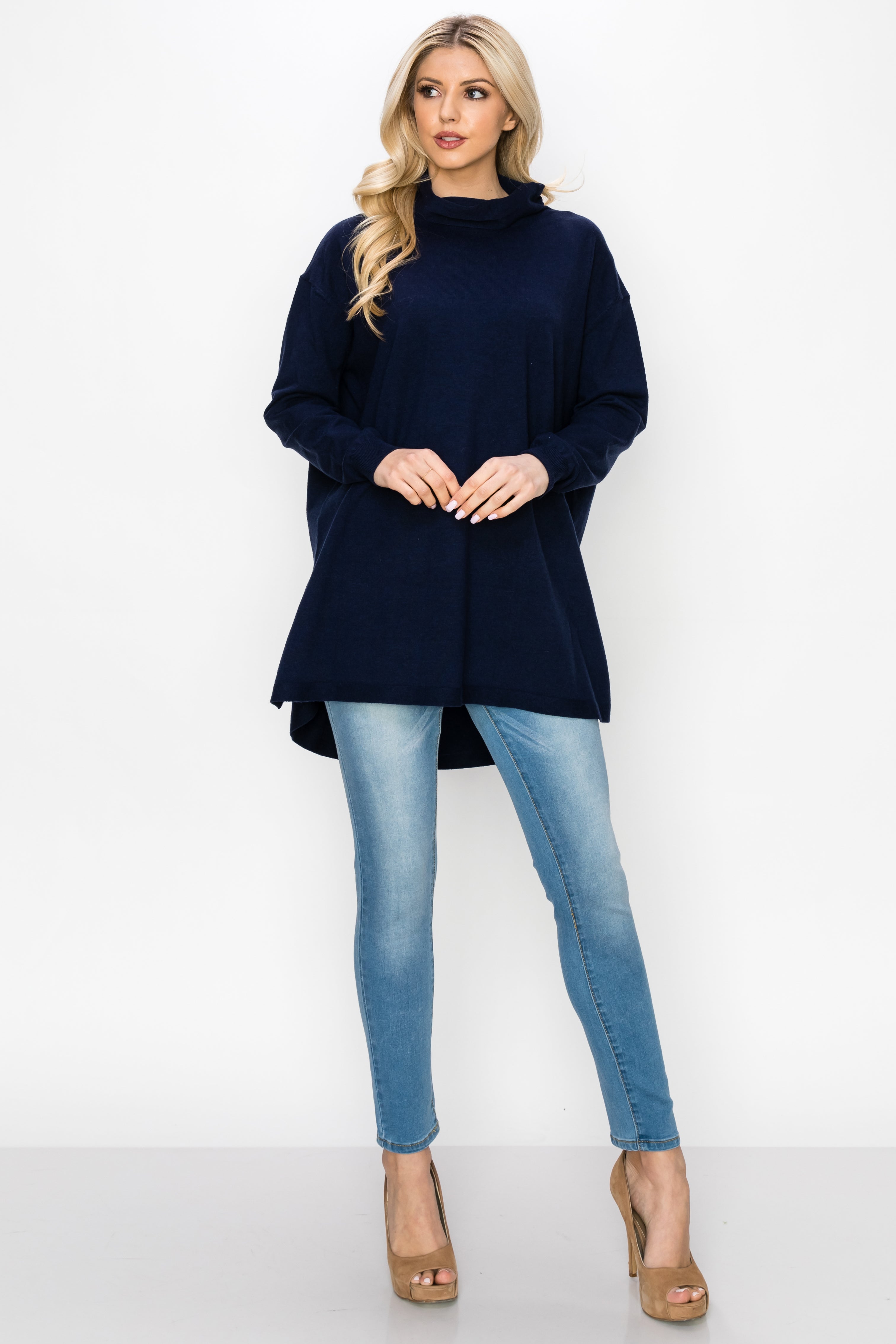 Sarah Stretch Knitted Tunic Sweater