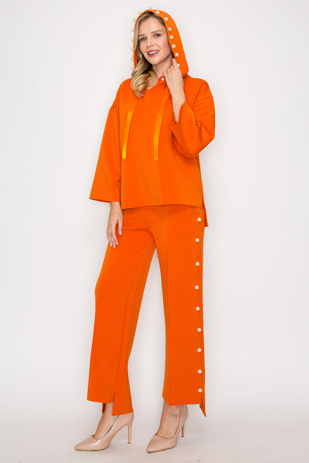 Francine French Scuba Pearl Hoodie