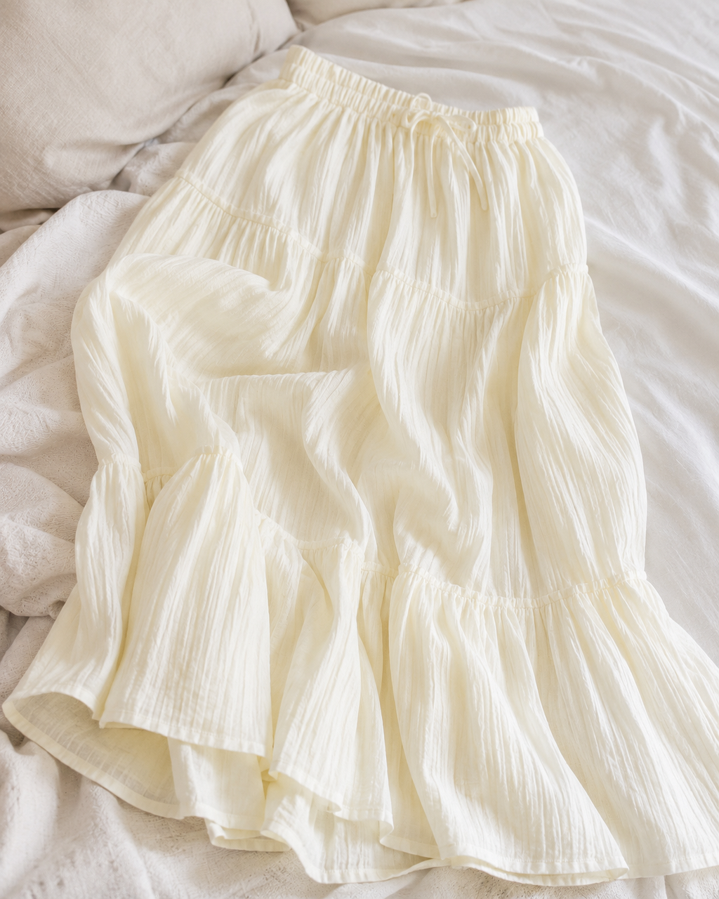 Andee Maxi Skirt in Butter Yellow