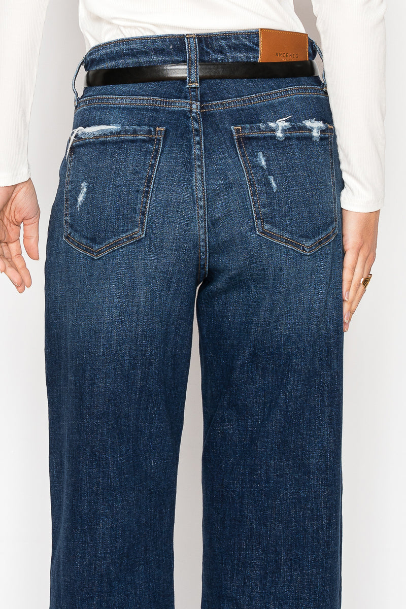 RELAXED HIGH RISE ANKLE STRAIGHT