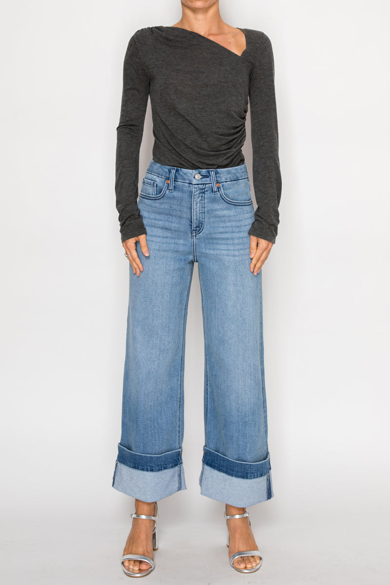 Artemis Vintage | TUMMY CONTROL HIGH RISE A-WIDE JEANS