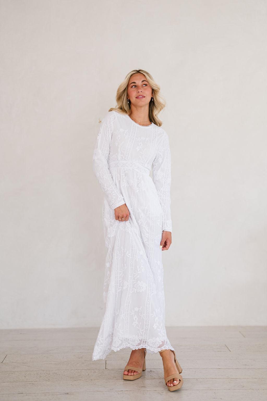 White Temple Dresses for Women | LDS Temple Attire Modest Dresses Boutique White Temple Dresses for Women | LDS Temple Attire Modest Dresses Boutique