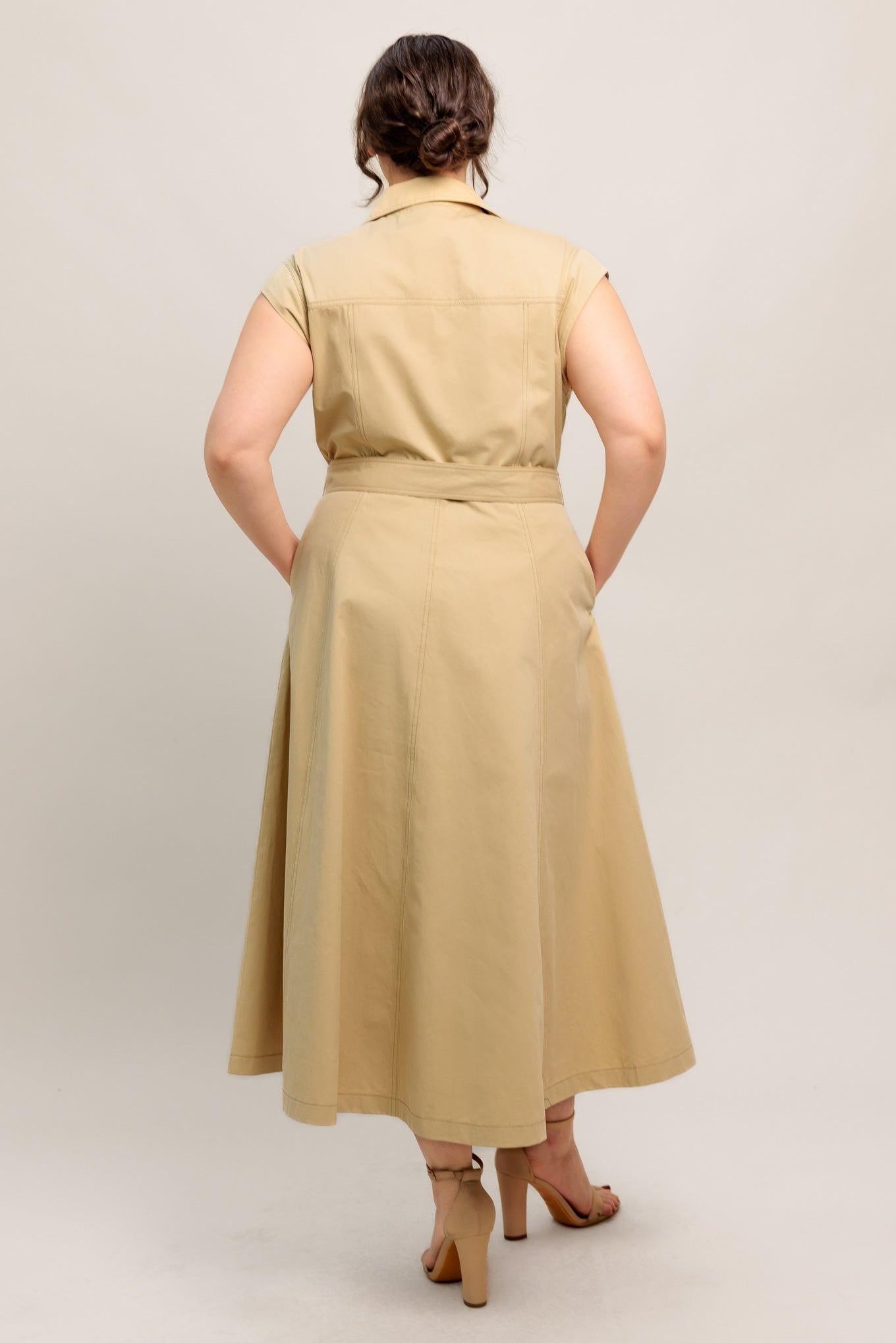 Flying Tomato - Natural Instinct Woven Midi Dress