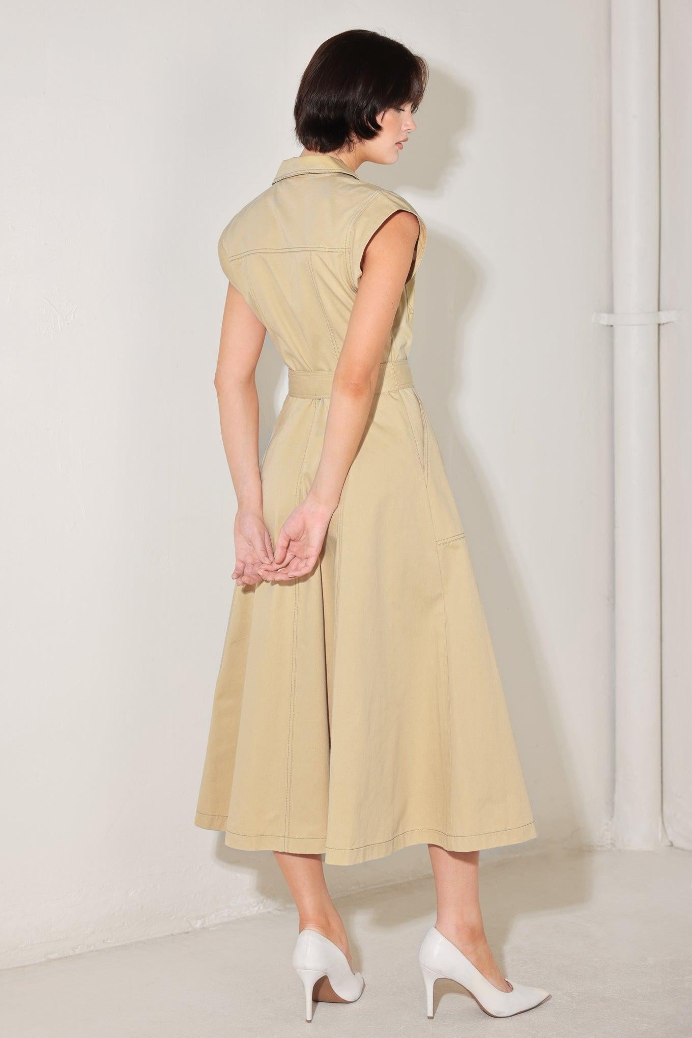 Flying Tomato - Natural Instinct Woven Midi Dress