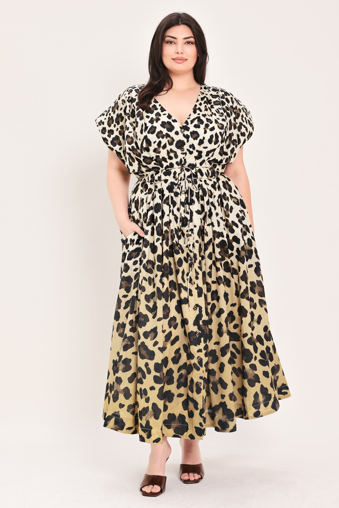 Flying Tomato - Wild Muse Woven Midi Dress