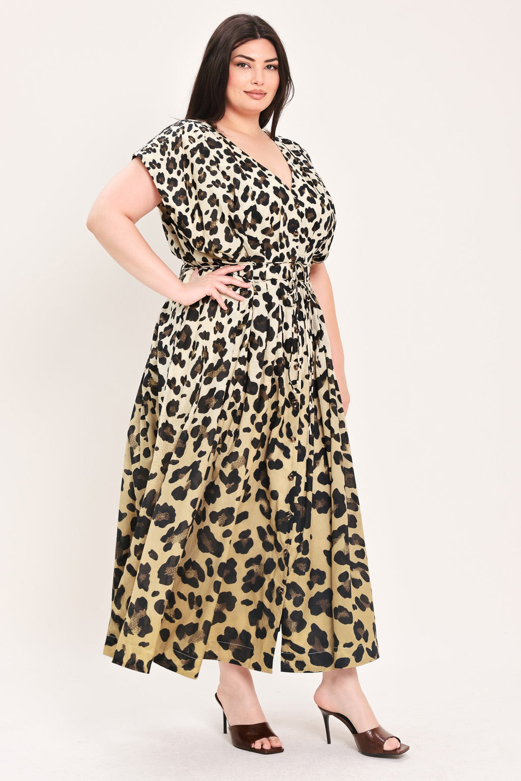Flying Tomato - Wild Muse Woven Midi Dress