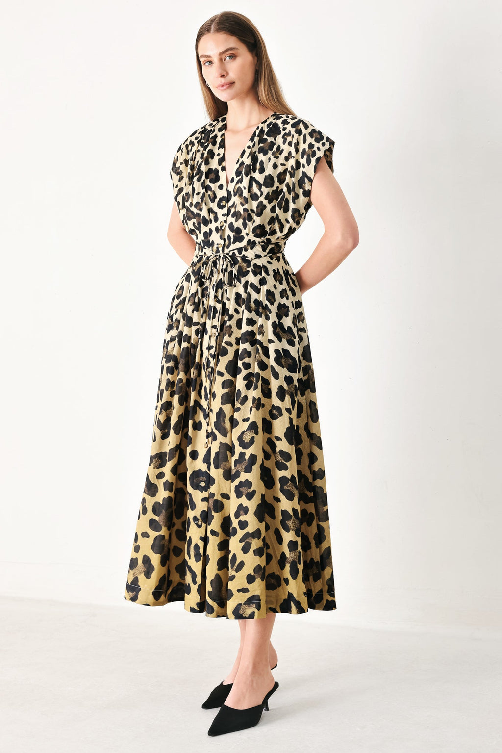Flying Tomato - Wild Muse Woven Midi Dress