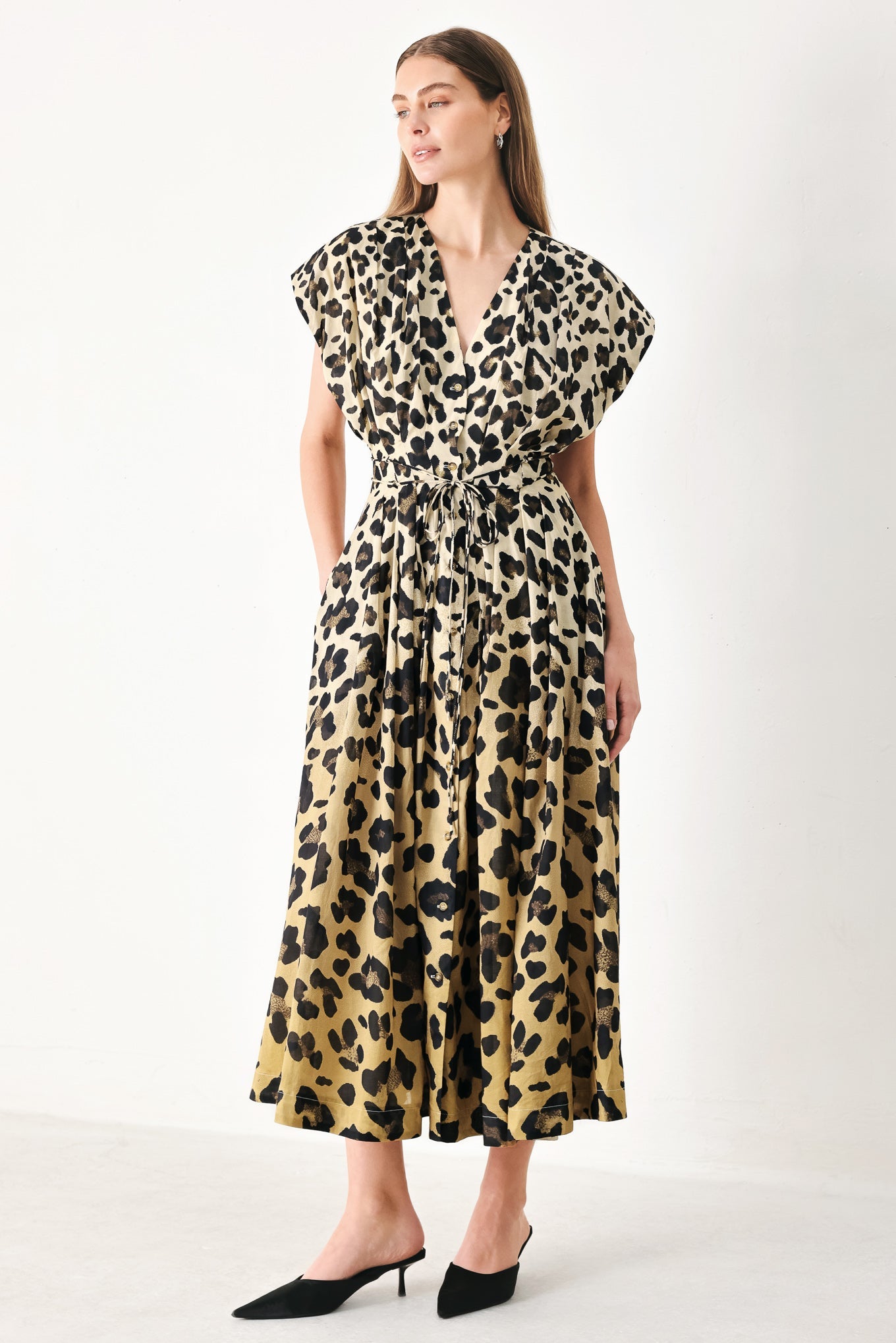 Flying Tomato - Wild Muse Woven Midi Dress