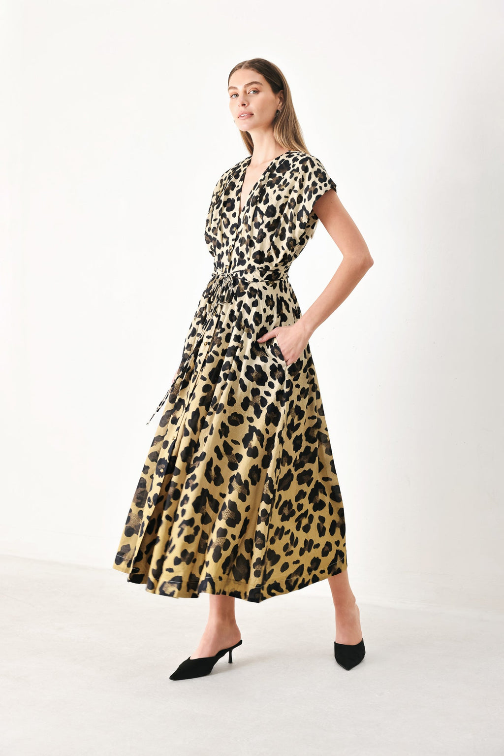 Flying Tomato - Wild Muse Woven Midi Dress